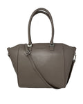 Sac à Main en Cuir taupe | Mona moyen