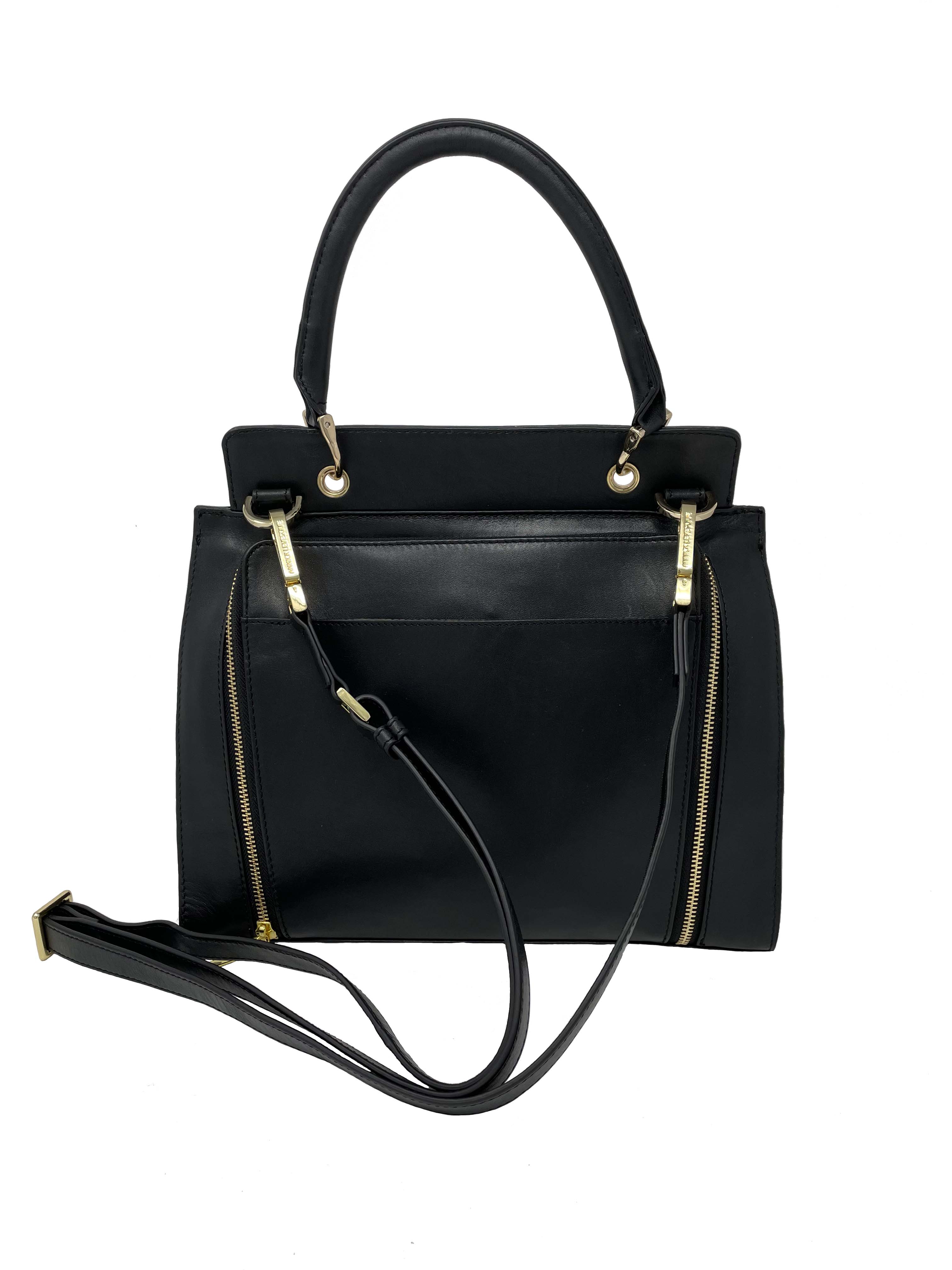 Sac à Main en Cuir Véritable Noir, Chloé