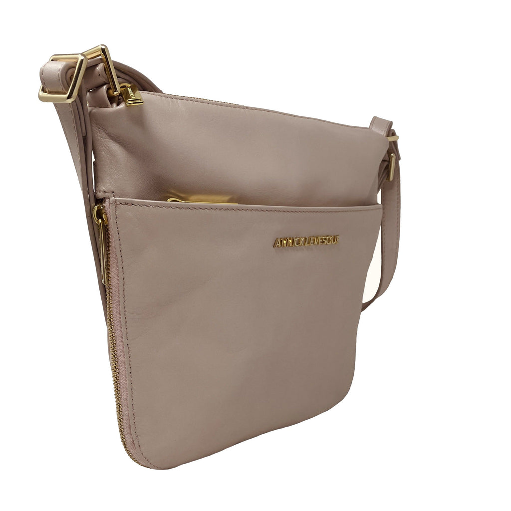 Sac à main transformable en Cuir Véritable Josée, rose blush