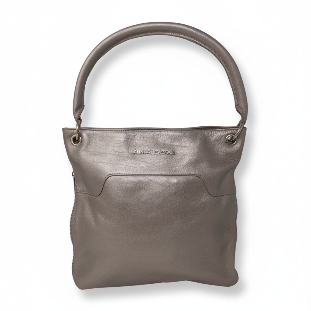 Sac à Main en Cuir Perlé, Amélie