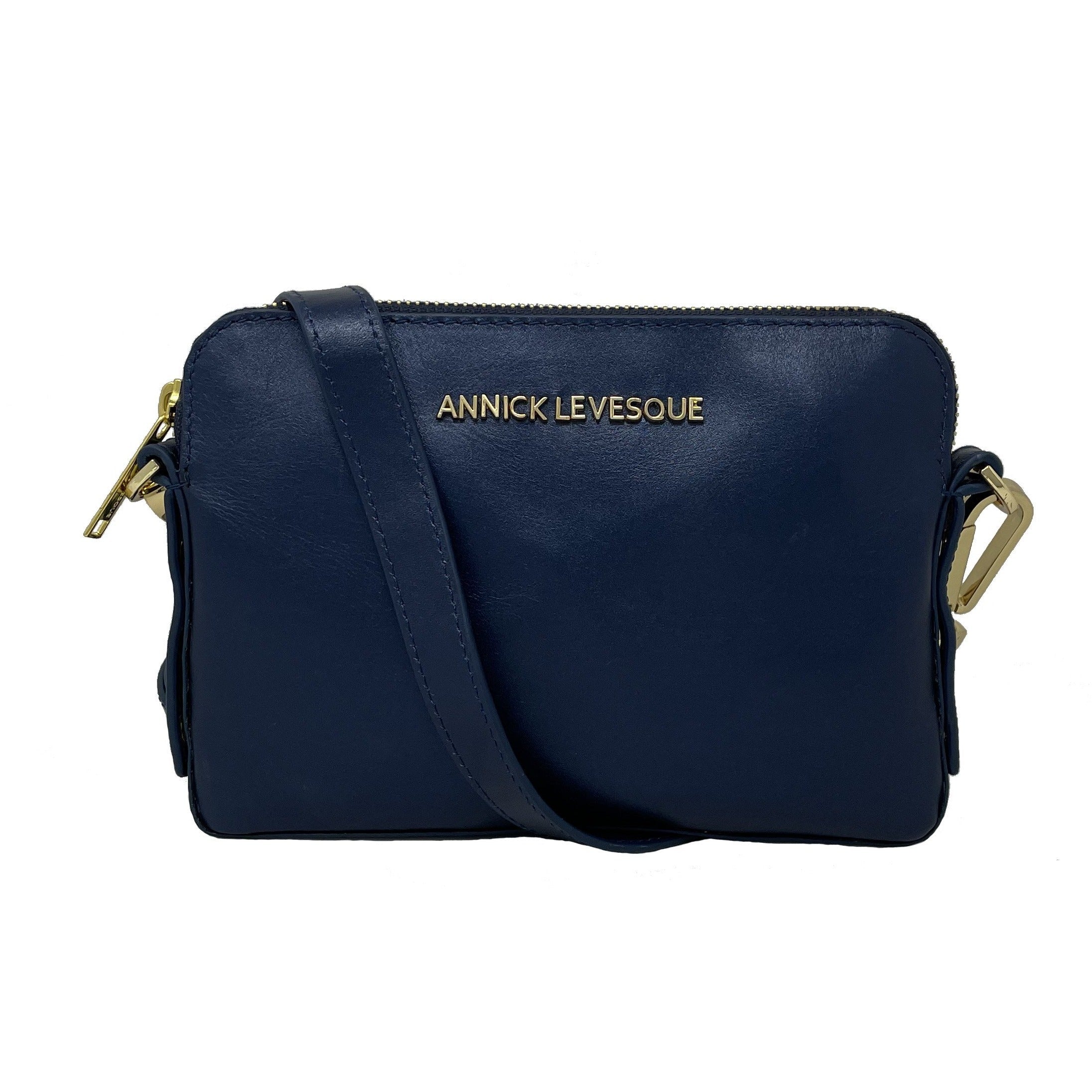 Sac à main deux en un, bleu Marine | Clarence - PRÉCOMMANDE