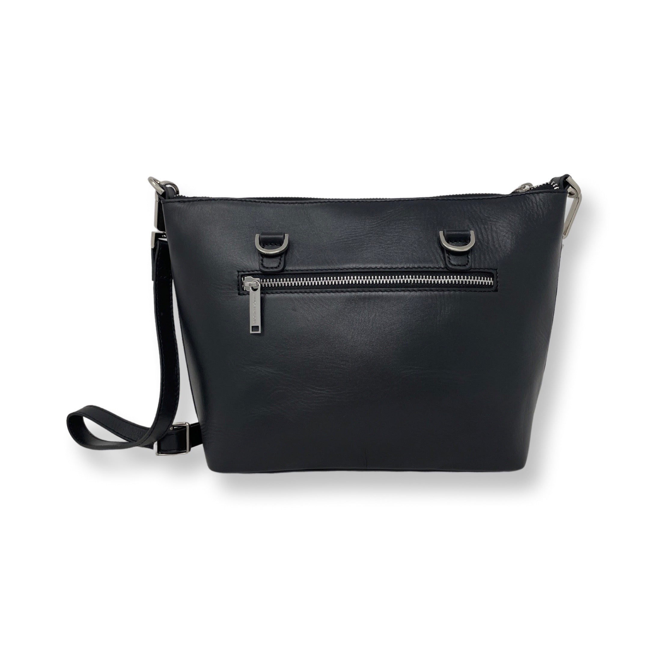 Sac à main en cuir noir | Lina