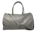 Grand Sac de Voyage-Housse en Cuir Véritable Gris, Frederick