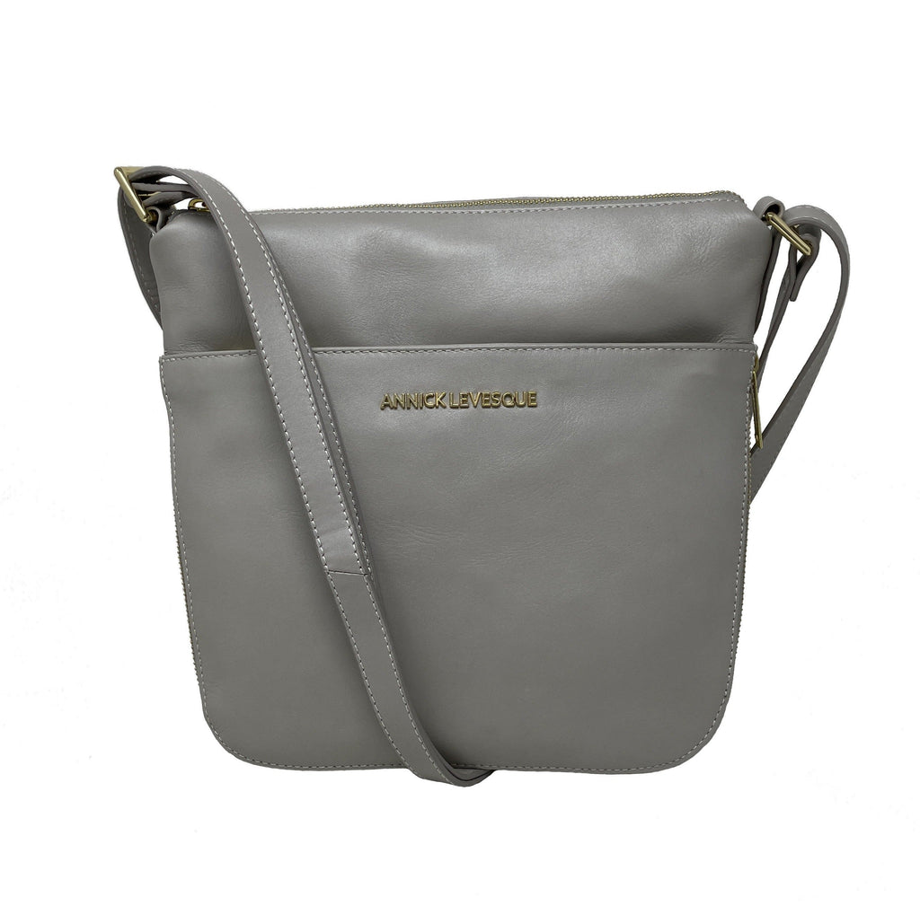 Sac à main en cuir véritable transformable perlé | Josée
