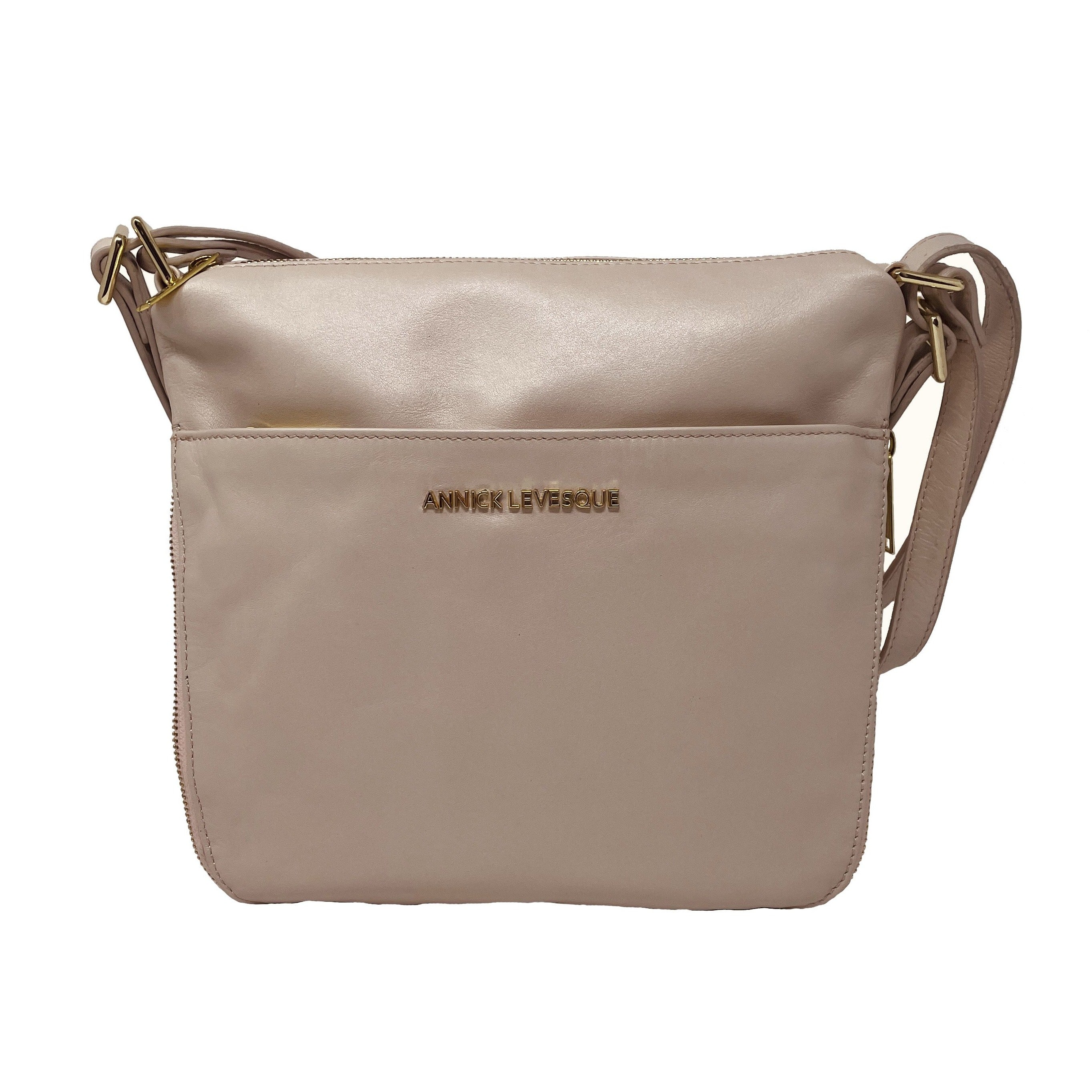 Sac à main transformable en Cuir Véritable Josée, rose blush