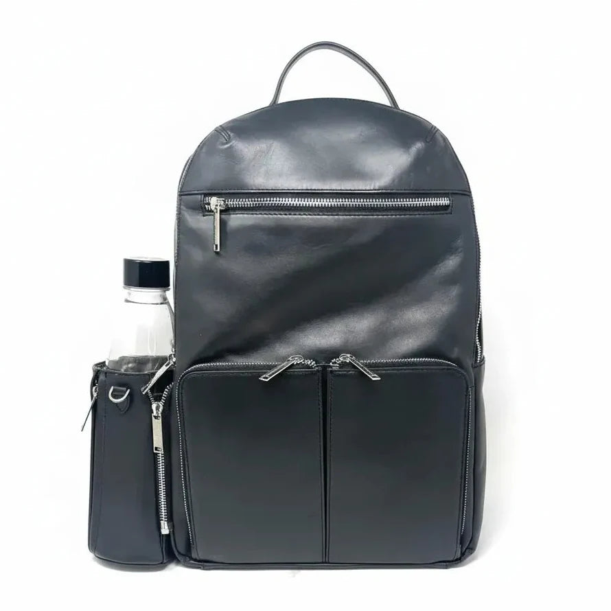 Sac à dos en cuir noir | Ralph - PRÉCOMMANDE