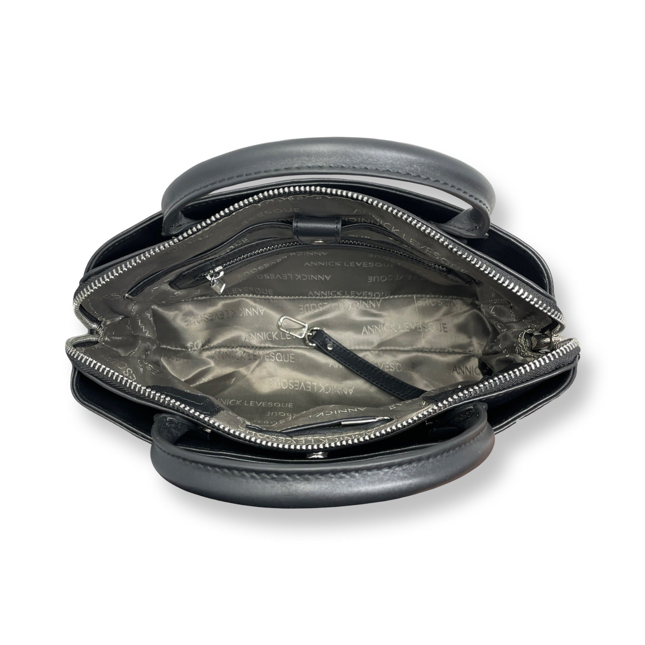 Sac à main en cuir Noir | Miranda - PRÉCOMMANDE