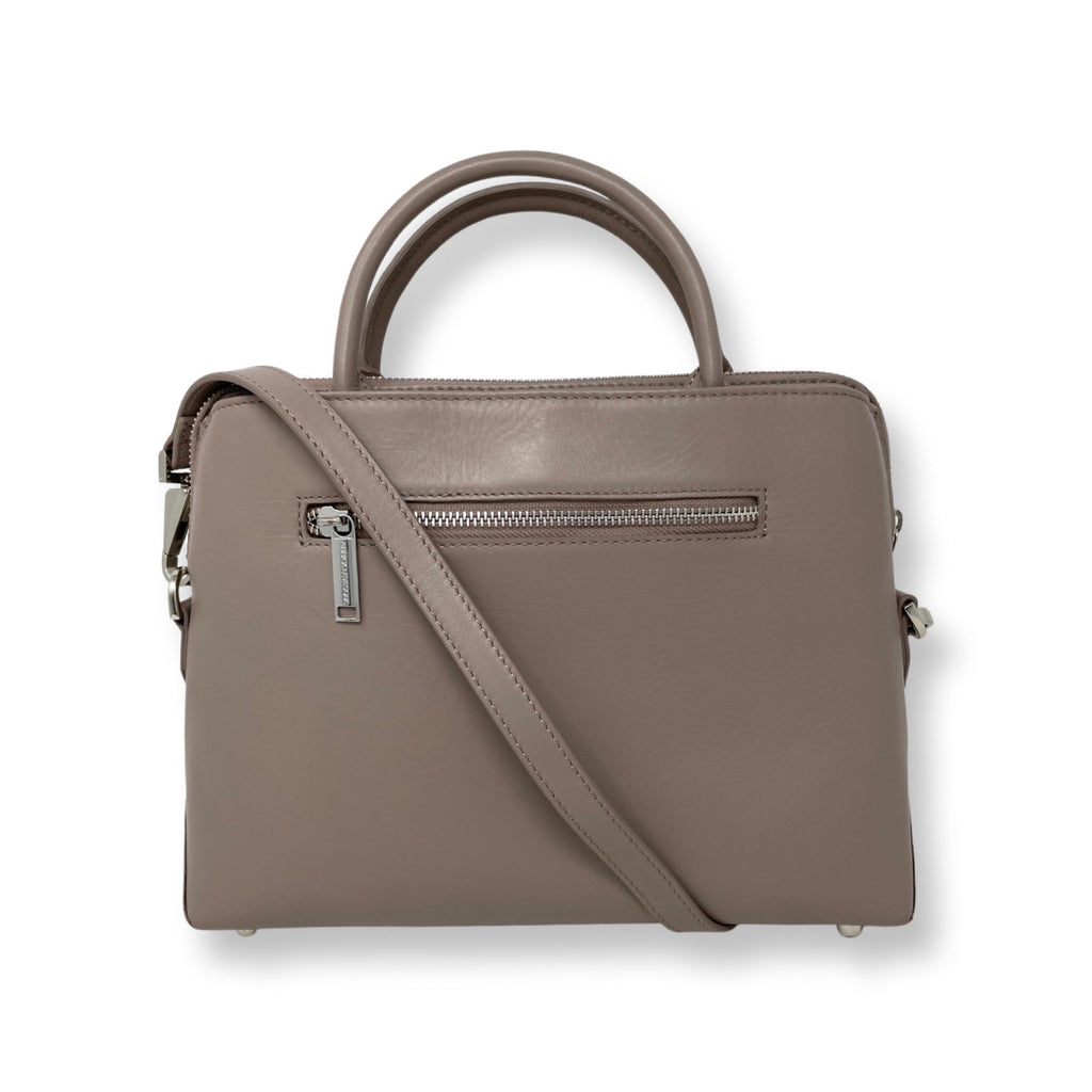 Sac à main en cuir taupe | Miranda