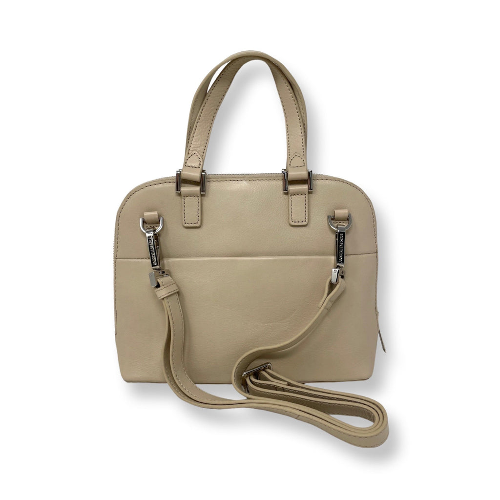 Sac à main en cuir Justine, Beige