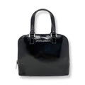 Sac à Main en Cuir Vernis Noir | Justine