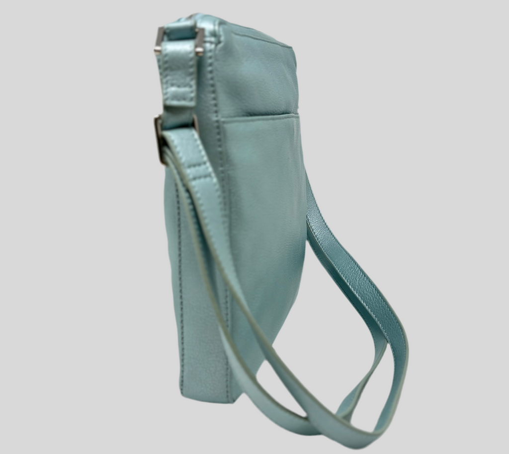 Sac à bandoulière bleu céleste | Gisèle petit