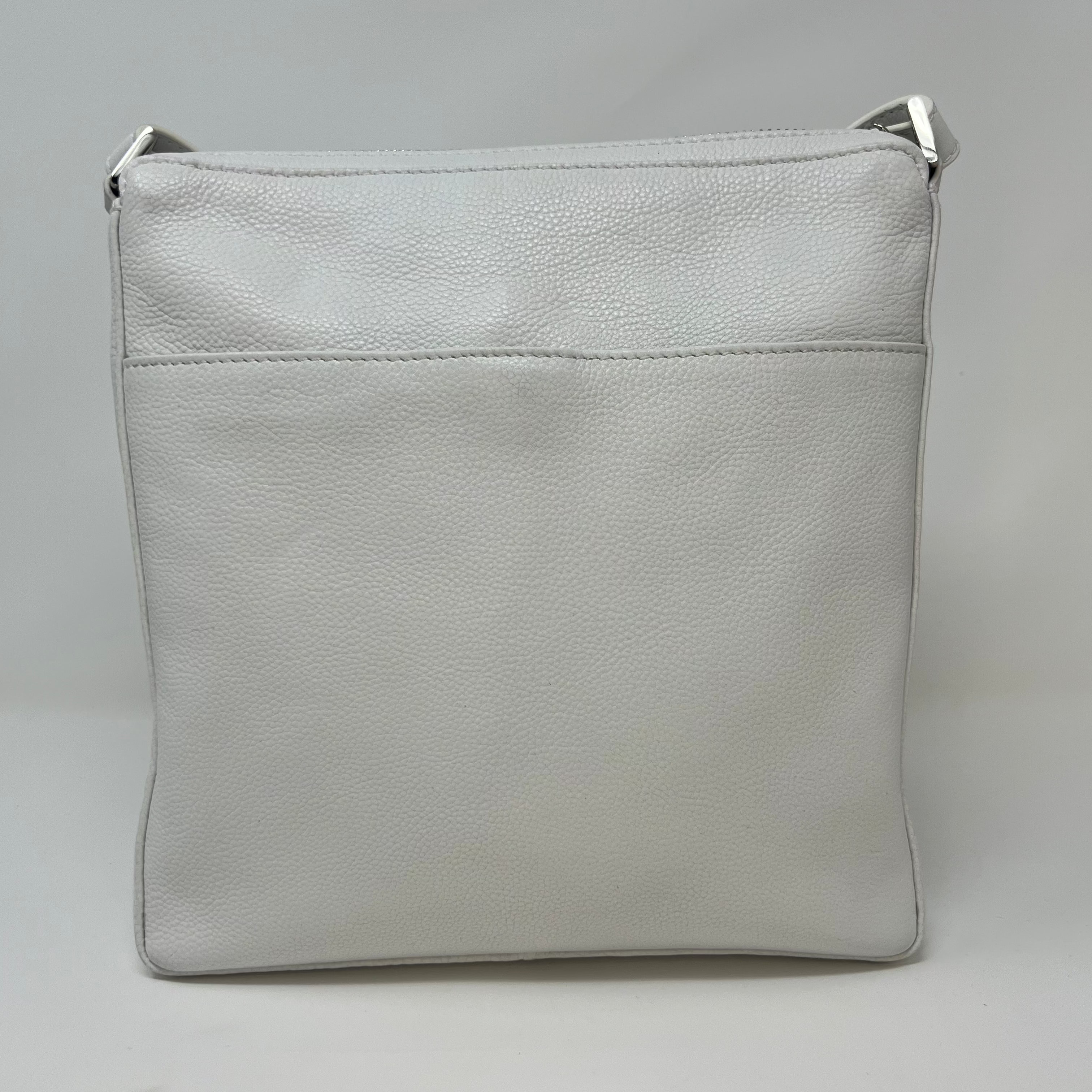 Sac à bandoulière en cuir blanc | Gisèle