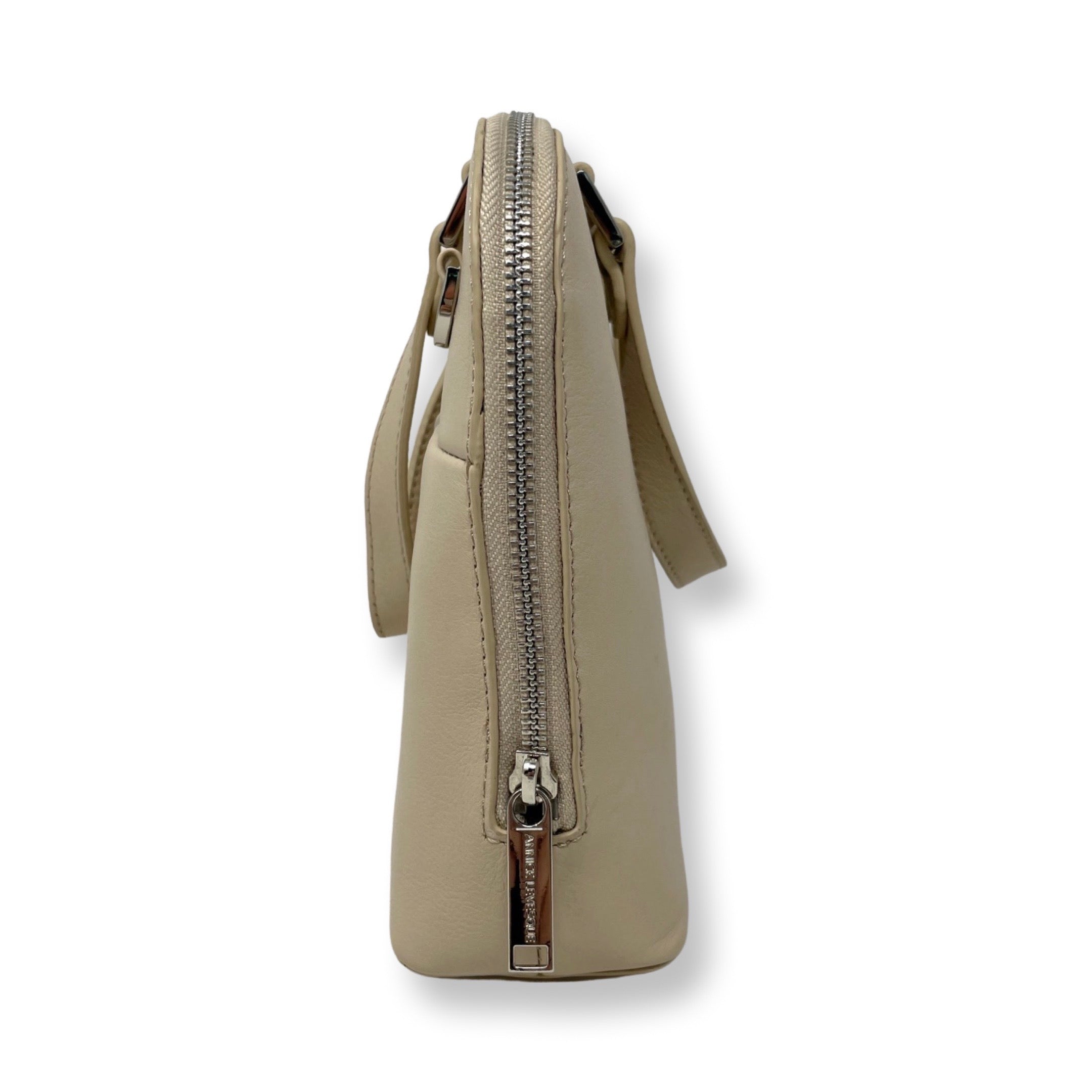 Sac à main en cuir Justine, Beige