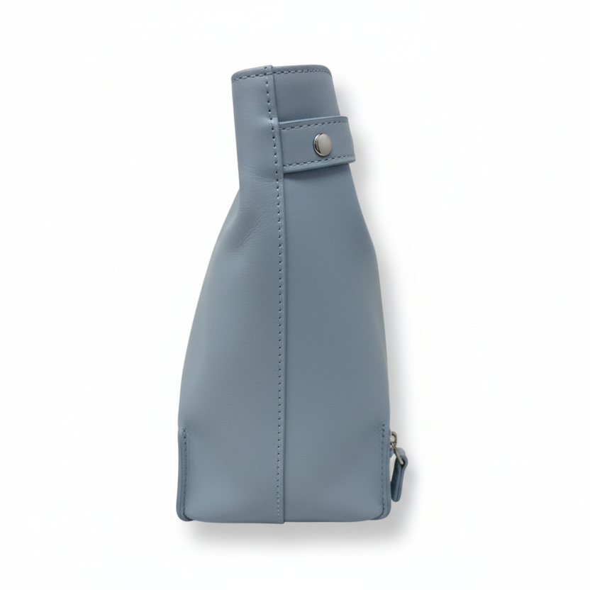 Sac en Cuir Véritable Bleu Pâle | Kelly