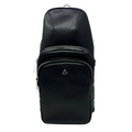 Sac bandoulière 3 en 1 Unisexe avec section pour carte RFID, Noir Gabriel