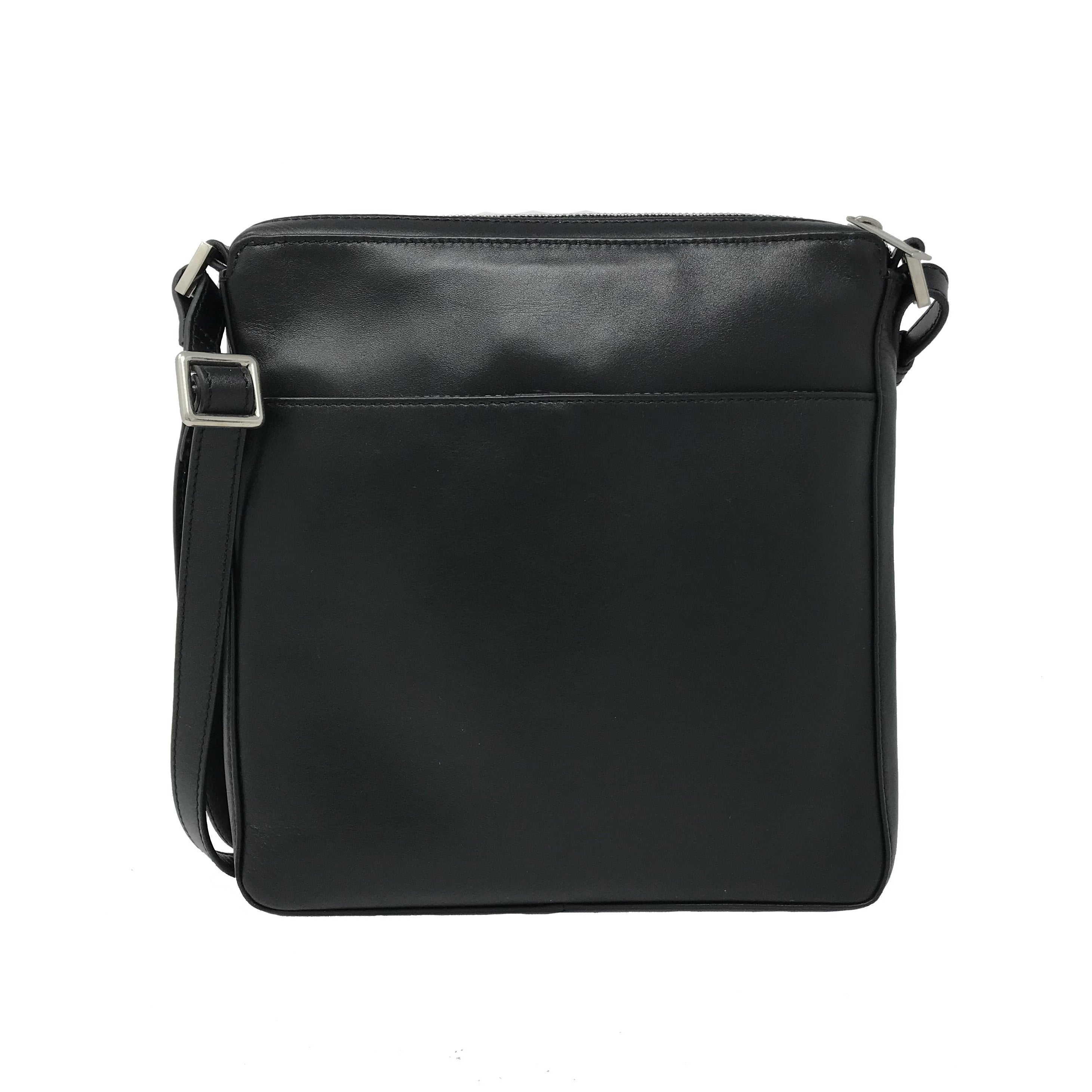 Sac à Bandoulière en cuir Noir | Gisèle