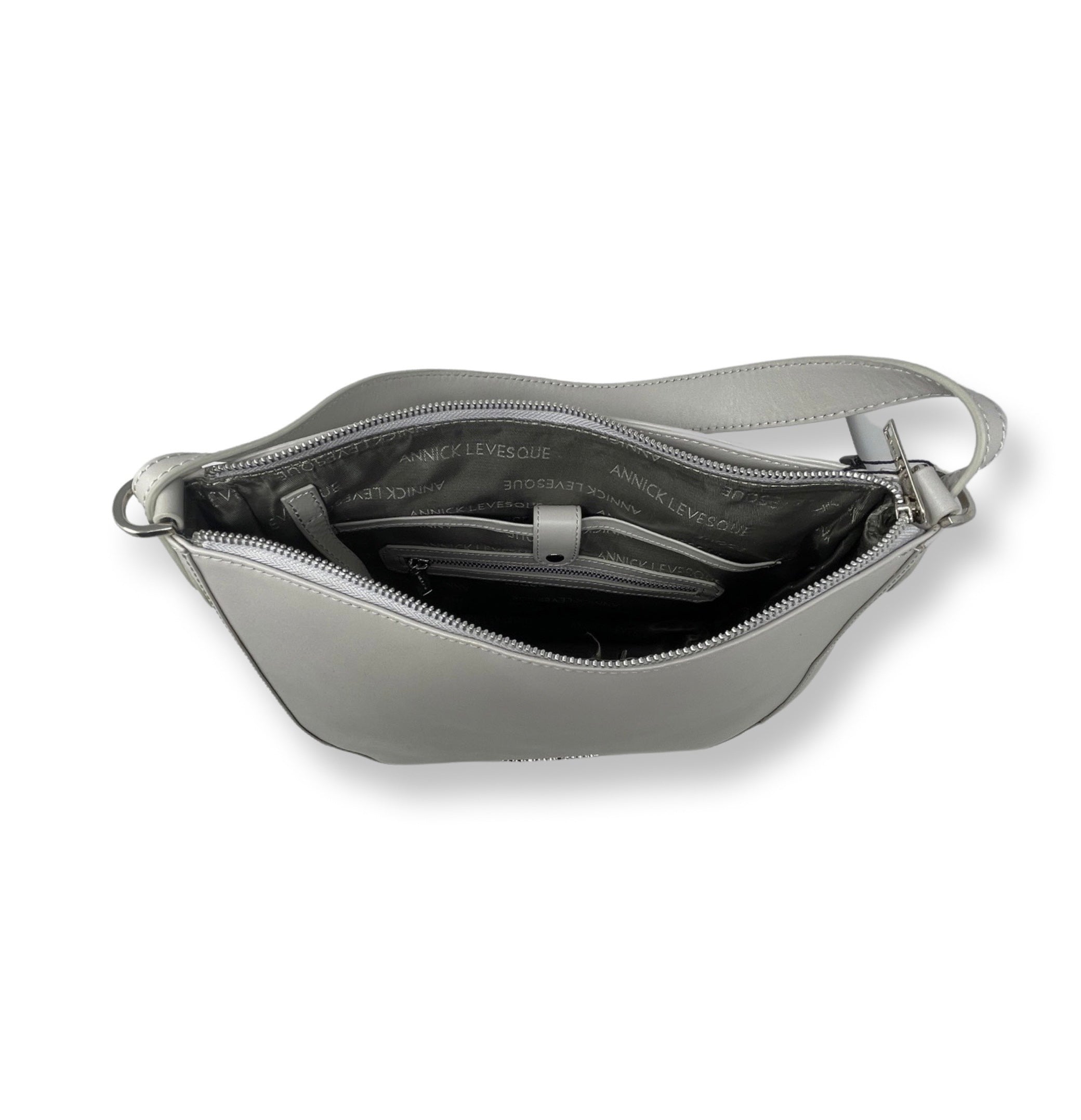 Sac à main en Cuir Perlé, 2-en-1, Isabelle