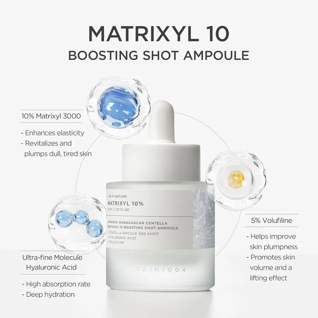 SKIN1004 Madagascar Centella Matrixyl 10 Boosting Shot Ampoule 30ml