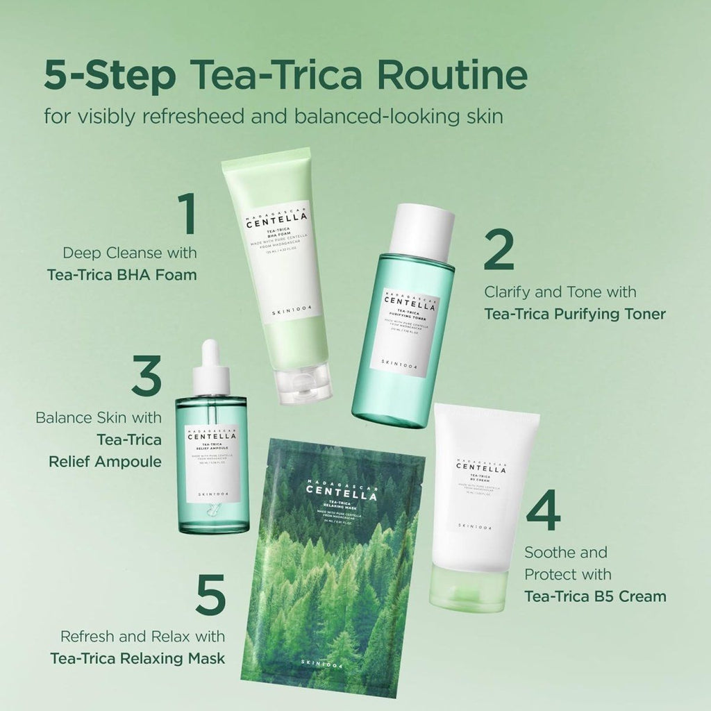 SKIN1004 Madagascar Centella Tea-Trica Relaxing Mask 24ml - 5 Masks