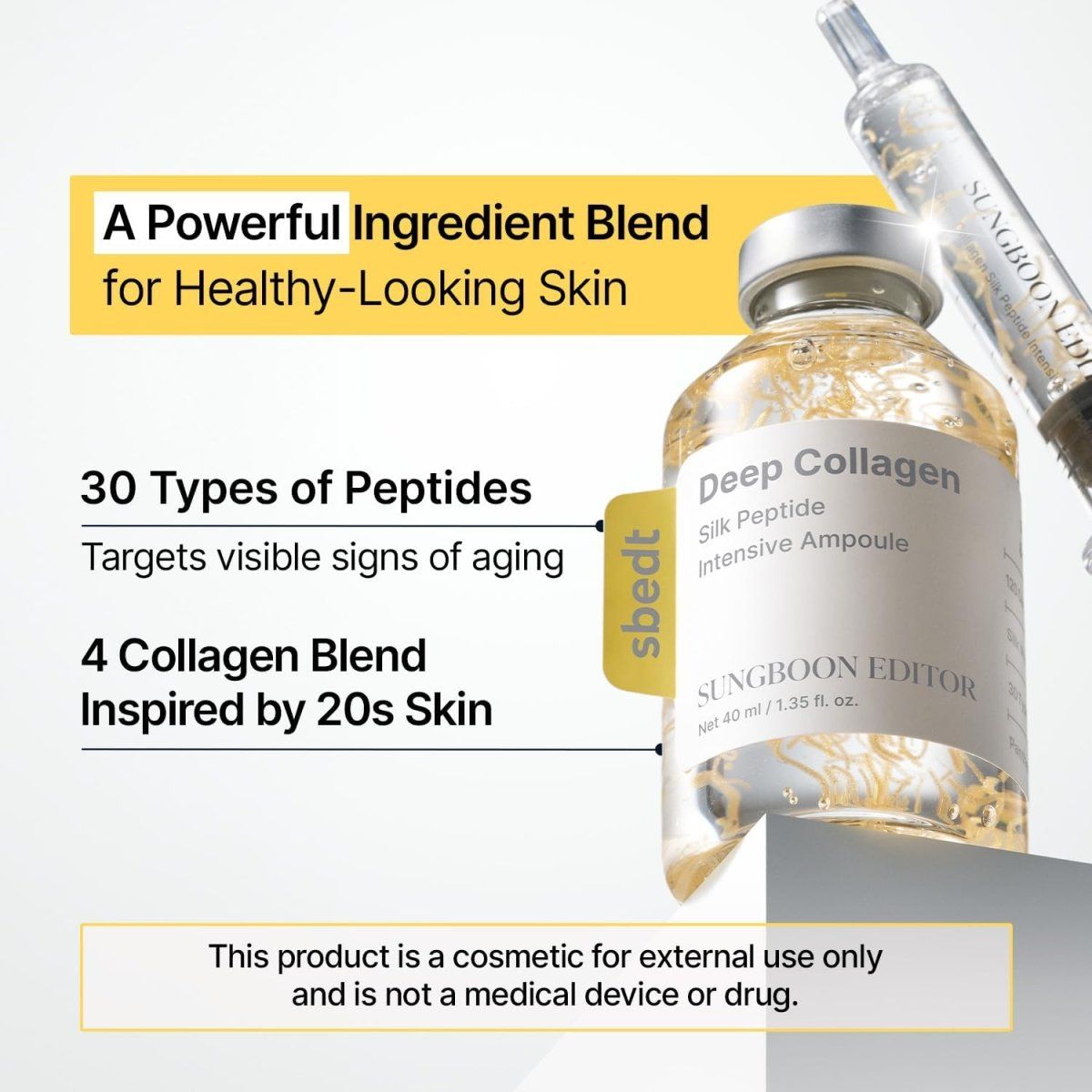 Sungboon Editor Deep Collagen Silk Peptide Intensive Ampoule 40ml